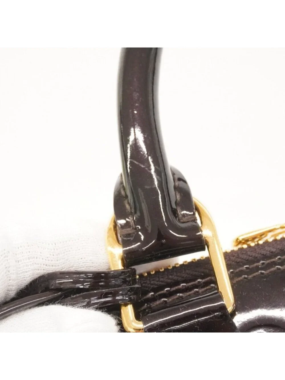 Louis Vuitton Handbag Vernis Alma PM Amaranto